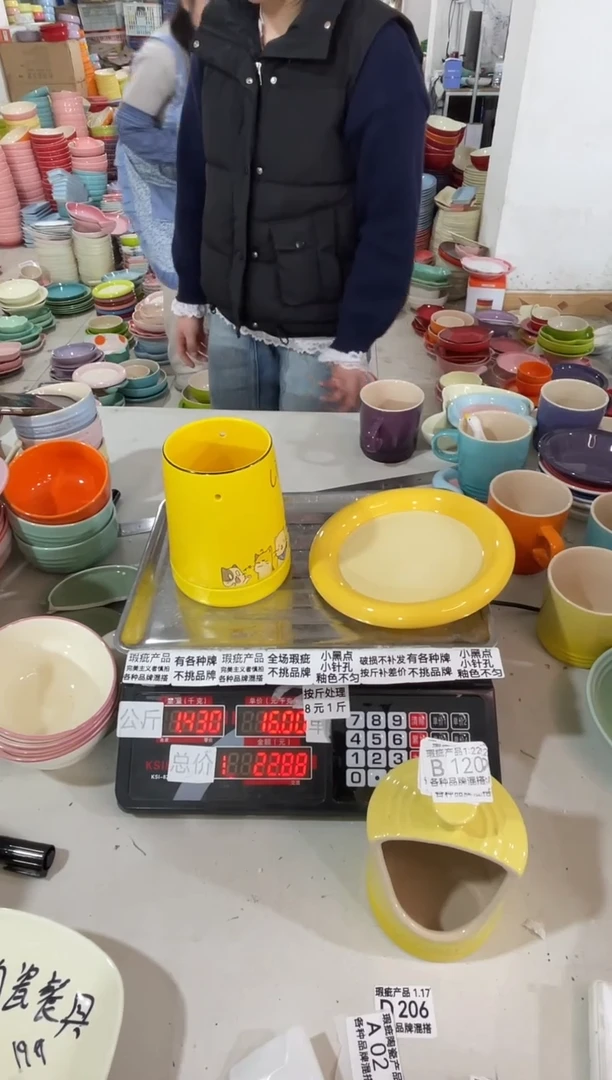 【闪购商品】其他瓷片微瑕陶瓷餐具家用B120