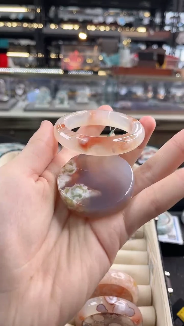 未镶嵌手镯石英质玉52圈口 （赠品镯心）356141