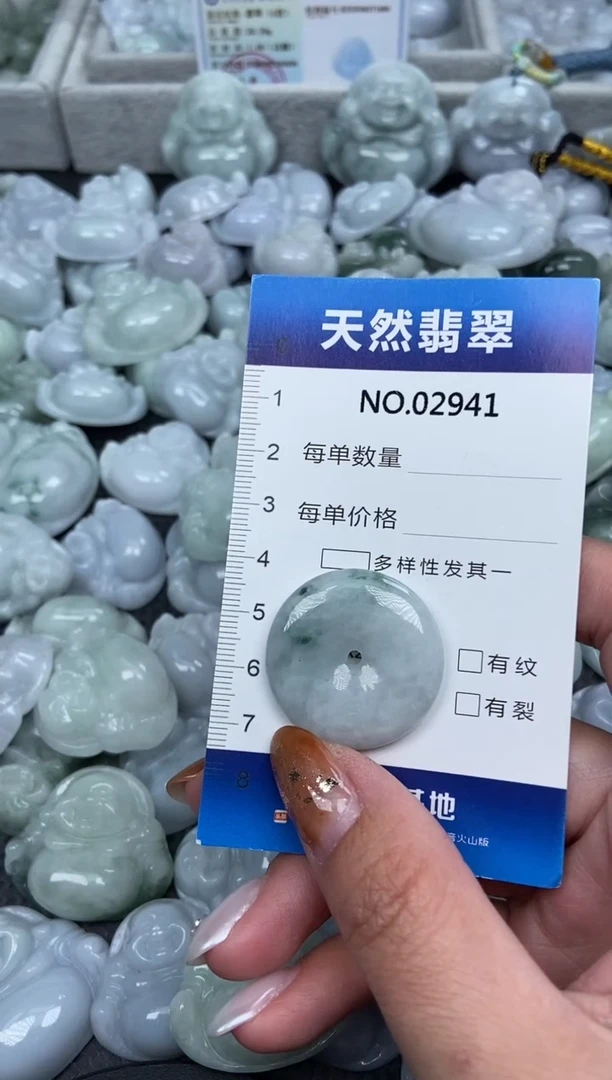 颈饰未镶嵌翡翠纯天然A货翡翠2941