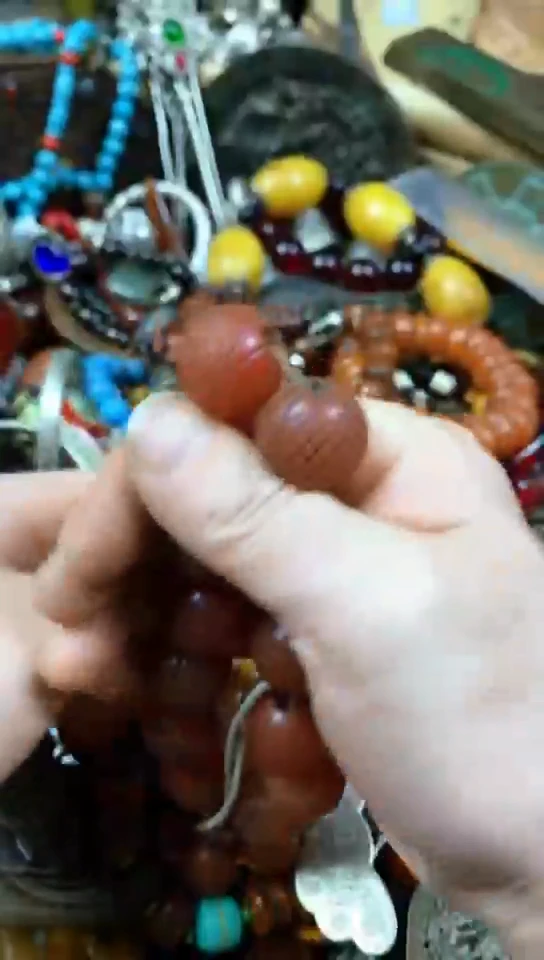 老店文玩杂项两珠子