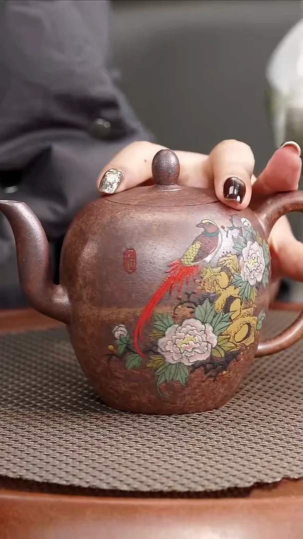 茶壶紫砂BX34邵德华美人肩柴烧