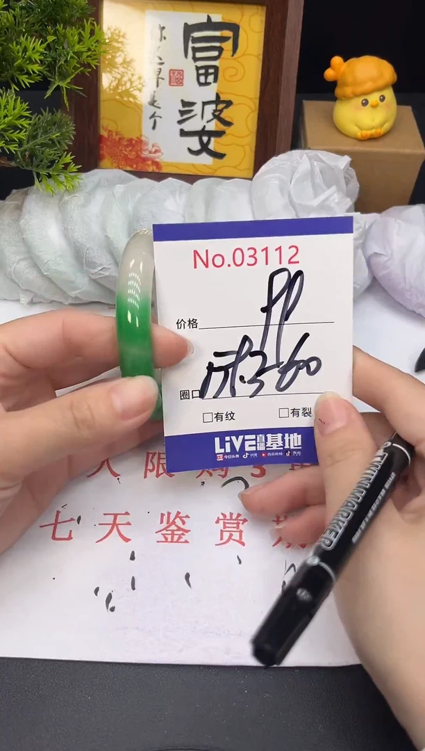 未镶嵌手镯翡翠3112