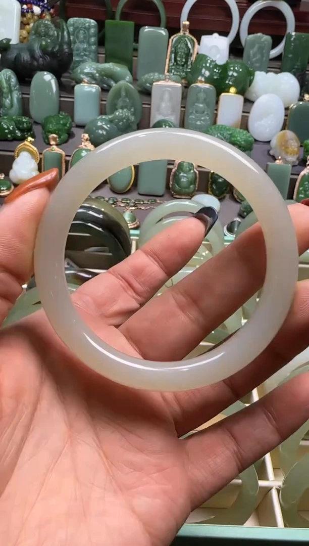 【闪购商品】和田玉【宏钰珠宝0124】41未镶嵌60圈口