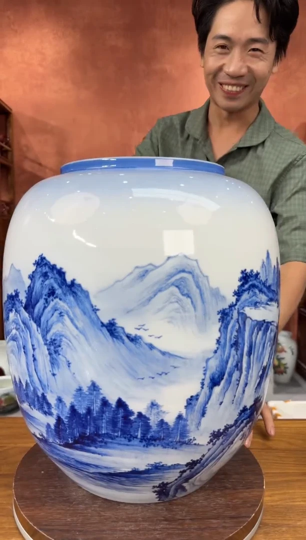 吴义松陶盟手绘陶瓷编码：2659