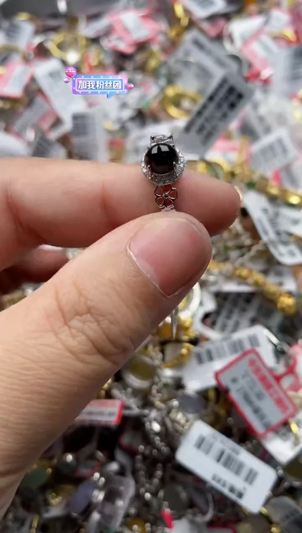 【闪购商品】翡翠戒指银S925镶嵌33333---1