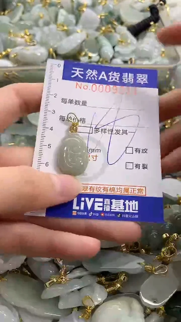 颈饰未镶嵌翡翠天然A货翡翠