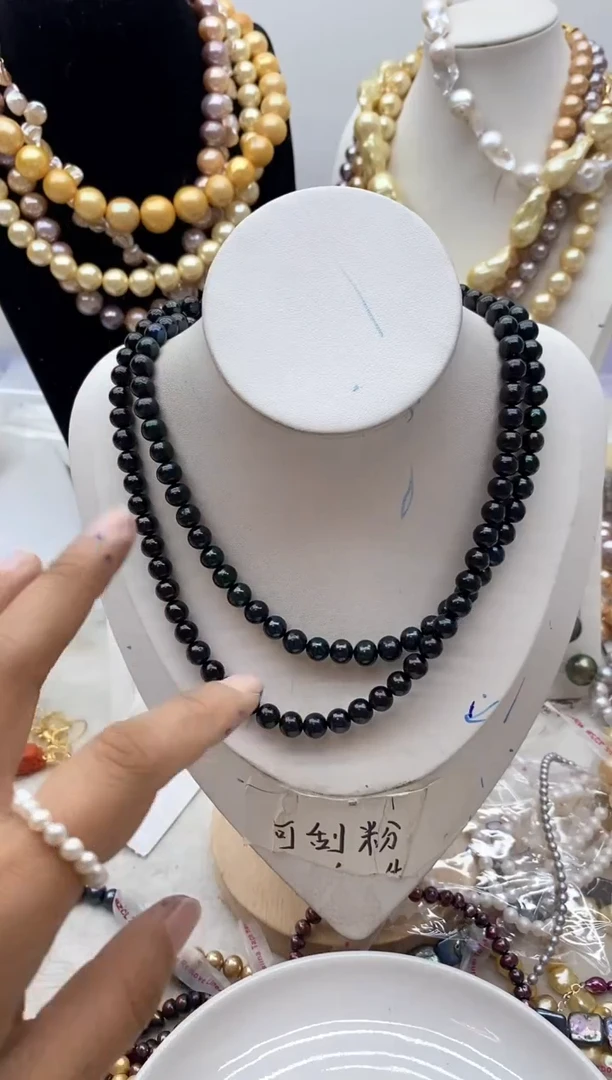 【闪购商品】淡水珍珠颈饰钛钢220