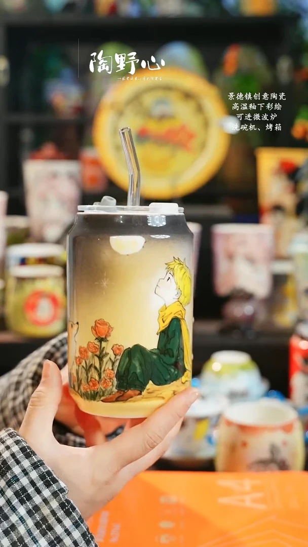 景德镇高温釉下彩纯手工手绘