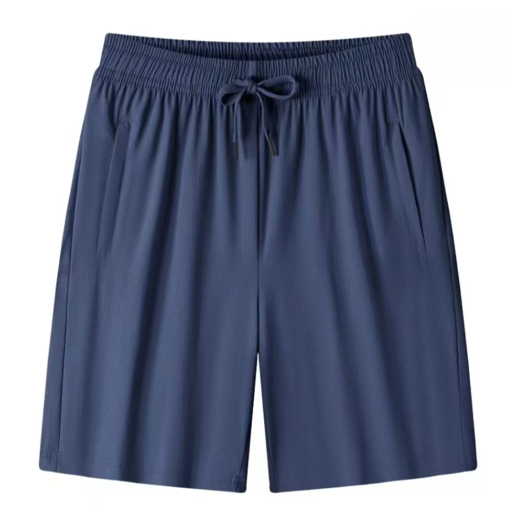 男士女式冰丝薄款夏季垂感顺滑休闲运动百搭宽松短裤DK058