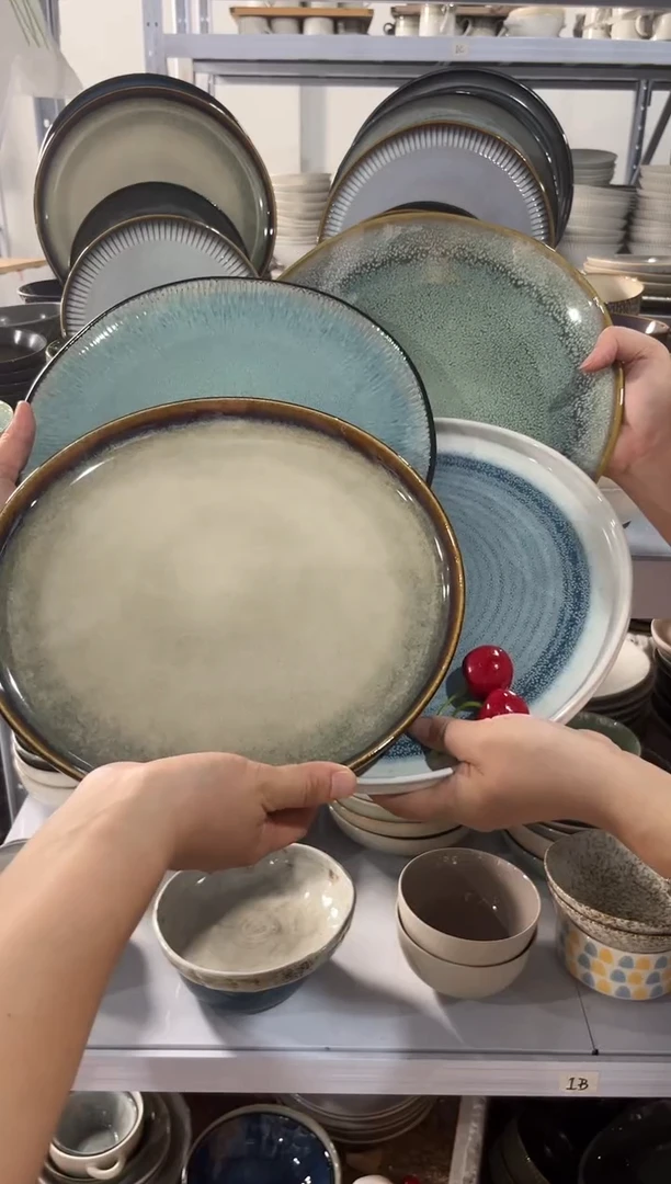 瓷片外贸尾货瑕疵满20包邮X4 大盘组合