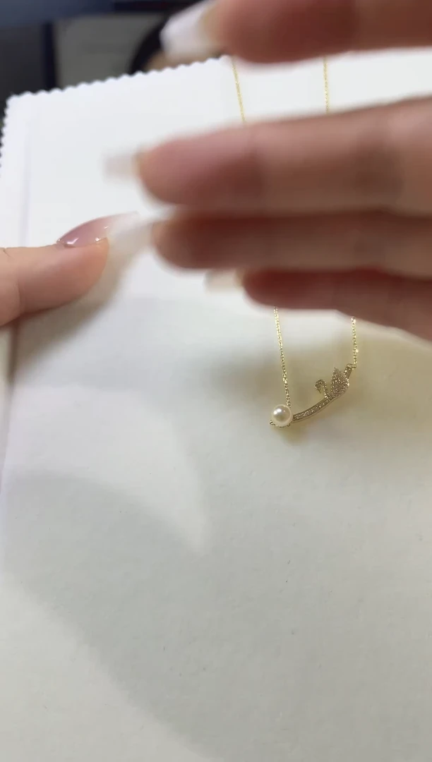 吊坠(赠链)银S925镶嵌海水珍珠吊坠