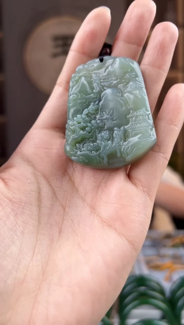 颈饰未镶嵌和田玉拍一发一，拍一发一