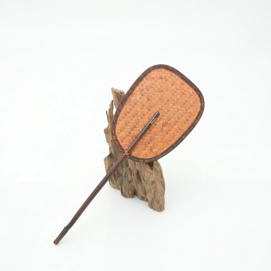 【细物慢造】宋锦青篦扇（TC37-6）