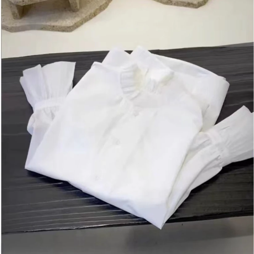 【木耳边衬衫】早春休闲百搭气质衬衫