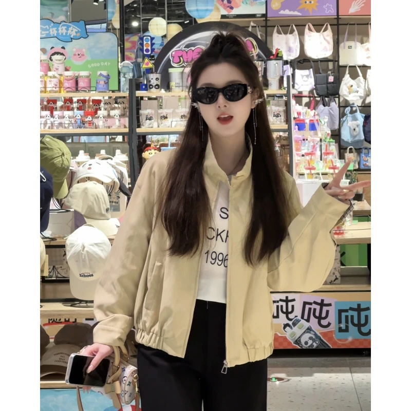 宿慕SUMU 女款外套 3-5 春季2025新款时尚百搭休闲外套M000MB