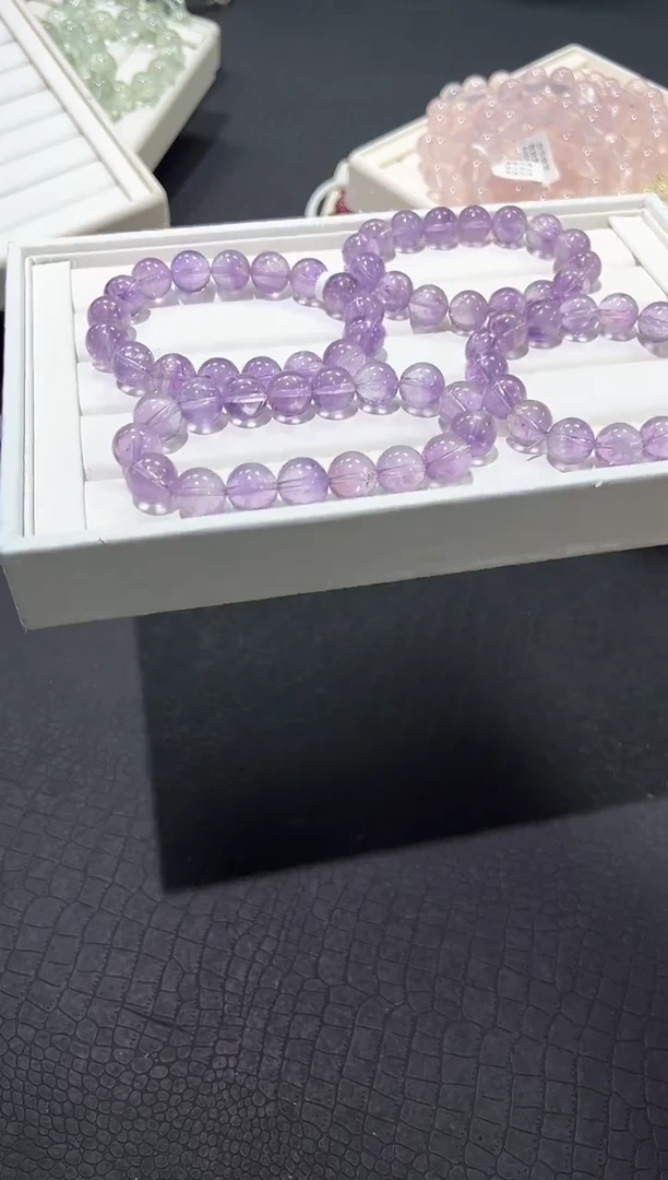 水晶手链未镶嵌83b多样性发其一【1条】默认微瑕12mm