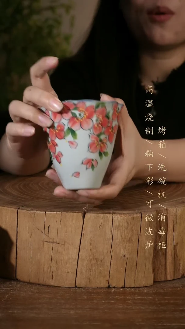 碗瓷景德镇手工手绘高温瓷釉下彩