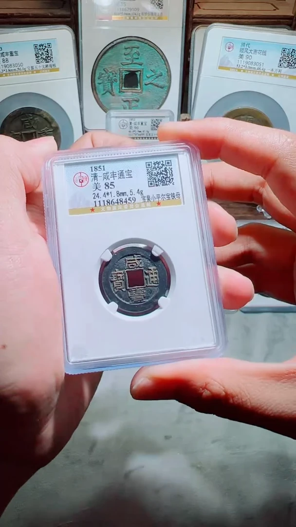 铜咸丰宝泉小平尔宝铁母85