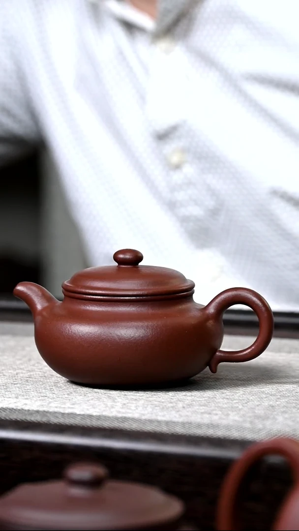 茶壶紫砂仿古 紫泥