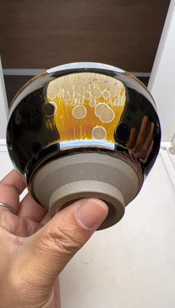 茶盏建窑建盏 陈珂曜变