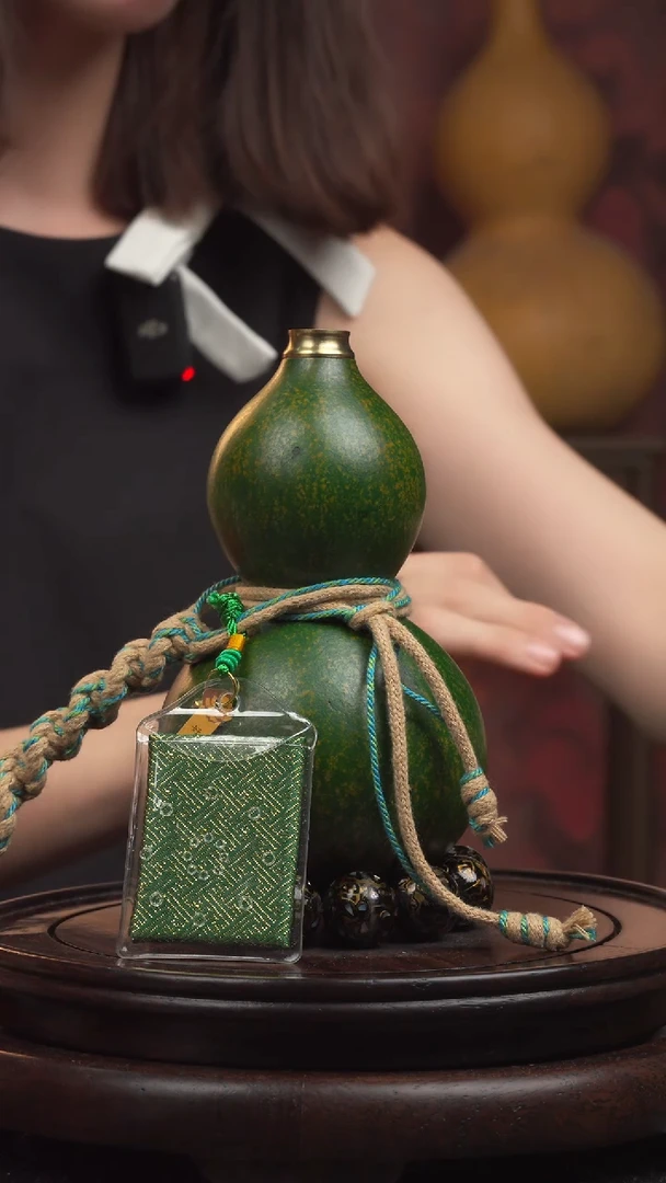微瑕55大漆葫芦一物一拍