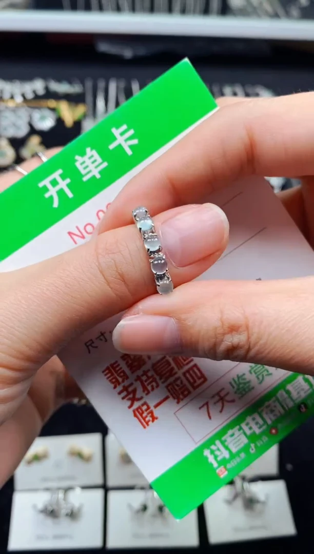 【闪购商品】翡翠戒指银S925镶嵌2880