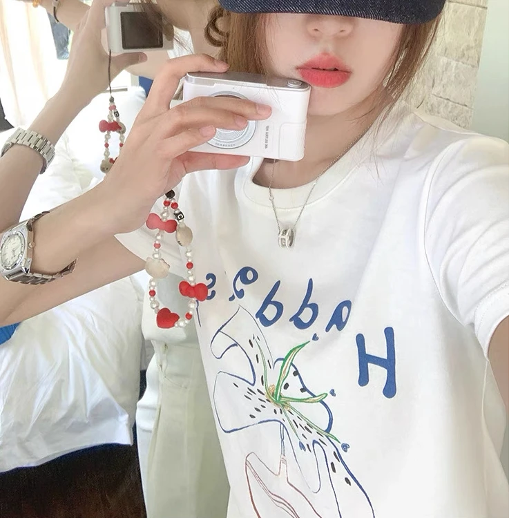 -ARRLMORRE品牌【香水百合】高支密冰感水柔棉超亲肤短袖T恤