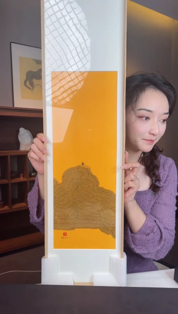 陈侃老师禅意装裱画