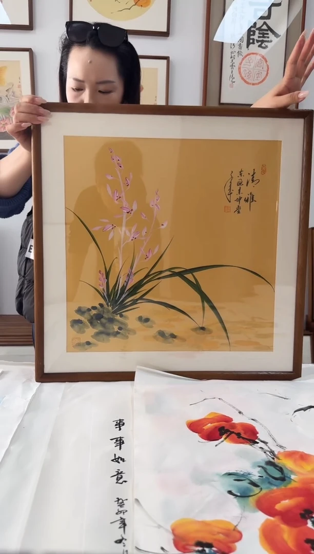 书法金世坤9-53*53绘画手绘同款