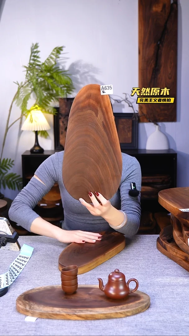 木北美黑胡桃原木.干裂疤结不属于商品质量问题完美主义者慎拍