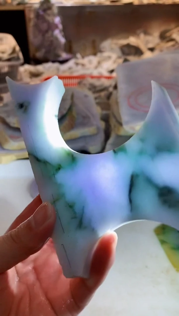 【闪购商品】翡翠挂件未镶嵌0朱0翡翠珠宝687