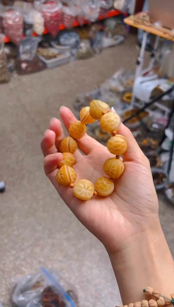 吊坠菩提根/象牙果富甲天下单圈手串