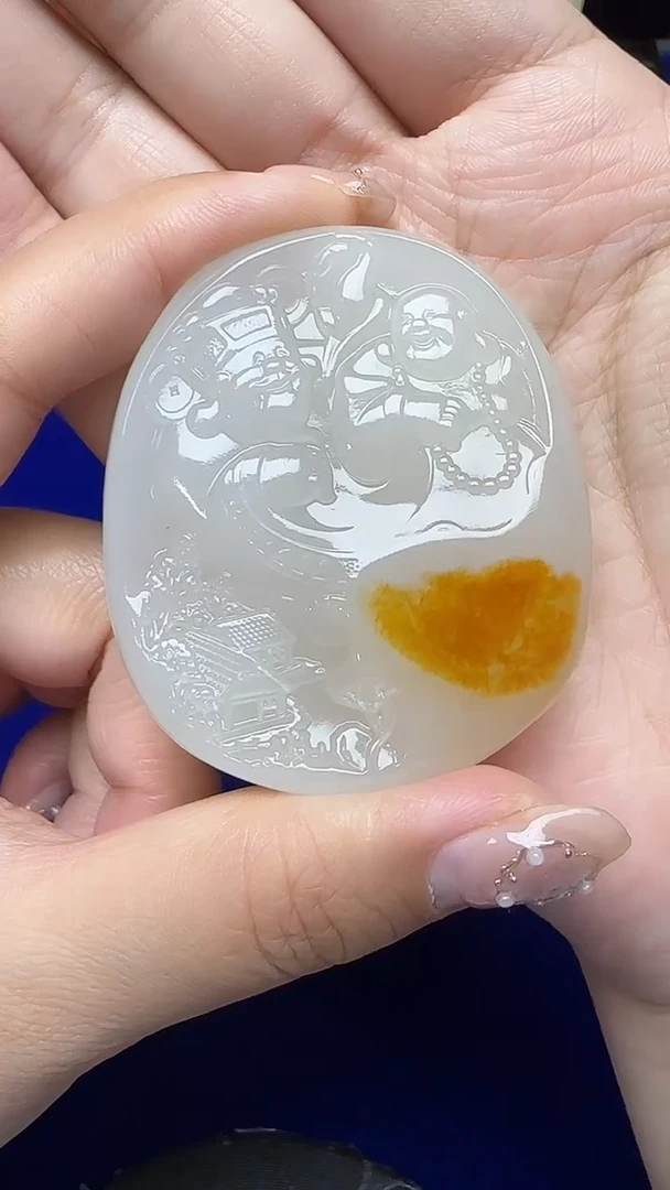 和田玉未镶嵌挂件这***师1