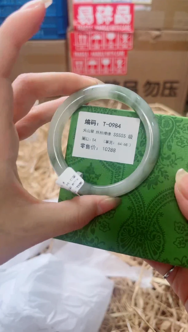 未镶嵌手镯石英质玉T-0984