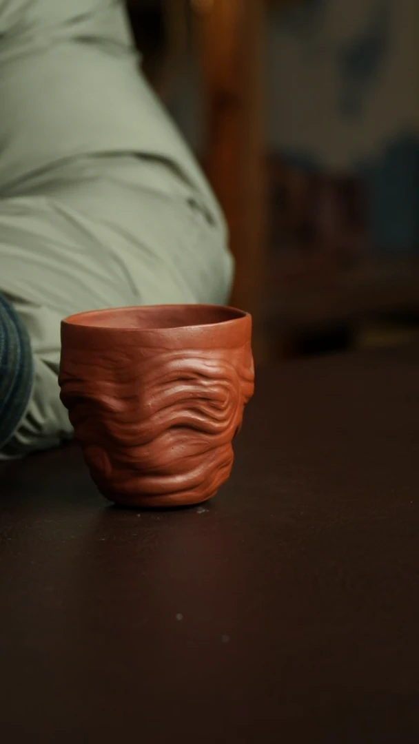 茶杯紫砂54号  宜兴紫砂原矿作品