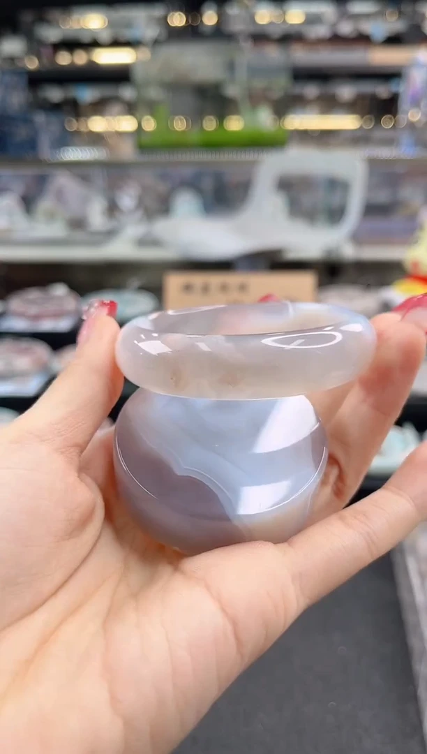 未镶嵌手镯石英质玉54圈口 （赠品镯心）3446124