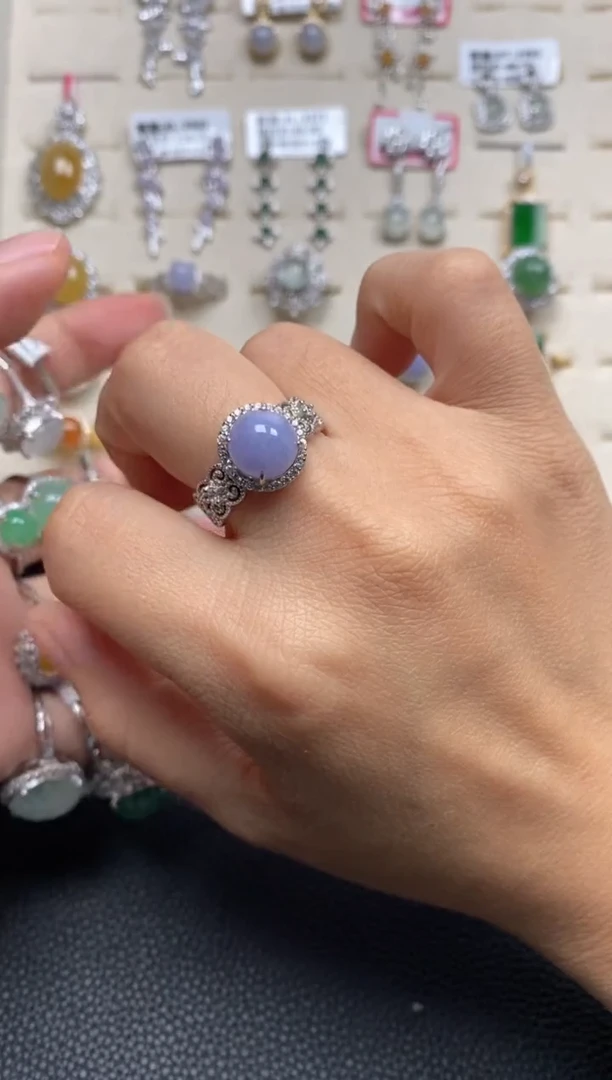 【闪购商品】翡翠戒指银S925镶嵌1111111