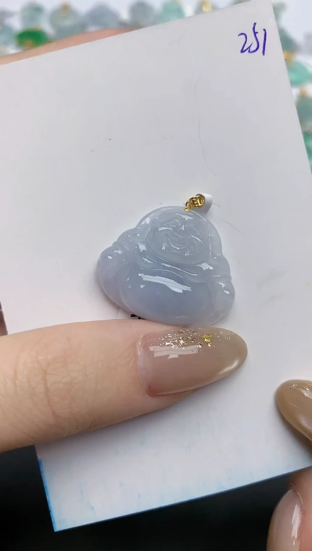 【闪购商品】翡翠颈饰18K金镶嵌天然缅甸翡翠A货