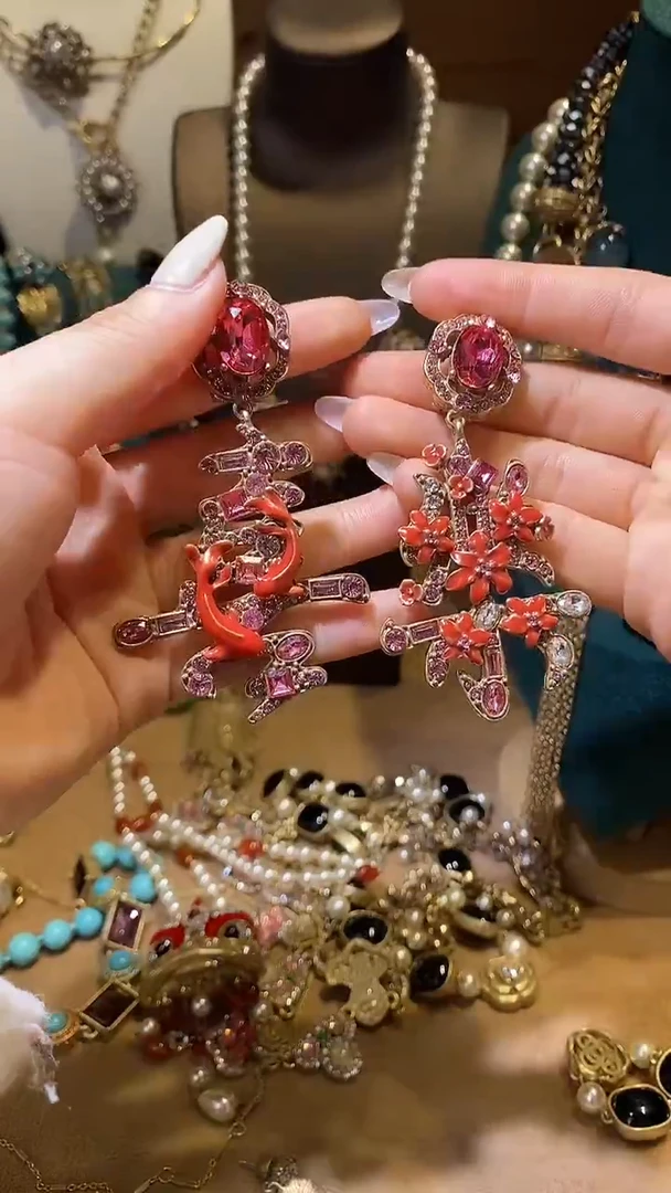 纯铜合金琉璃中古经典手饰饰品