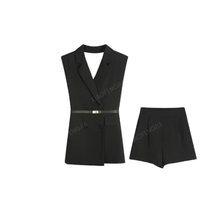 新款时尚气质修身显瘦套装女8991067