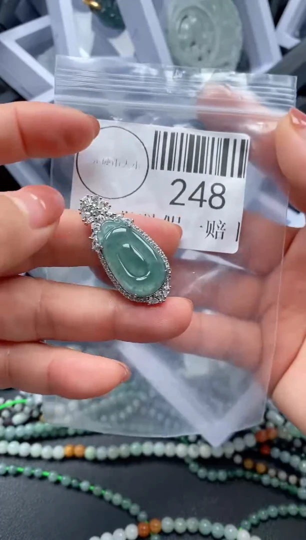 吊坠(不含链)未镶嵌翡翠248