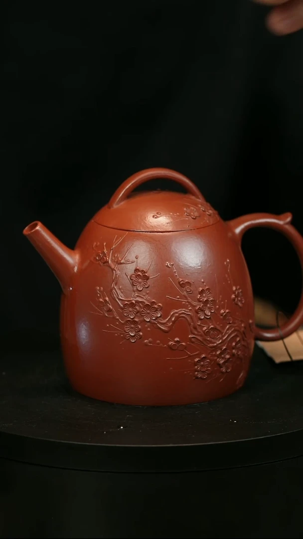 茶壶紫砂雄*H1802陈春芬梅花朱秦权