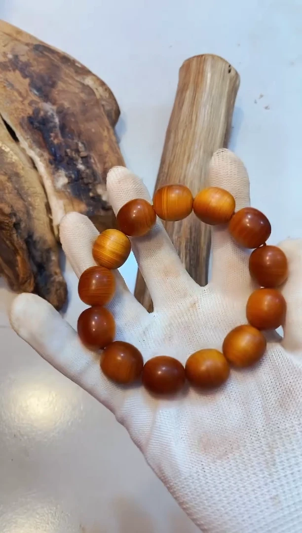 柏木（崖柏）大枣子单条太行崖柏陈化手把手串