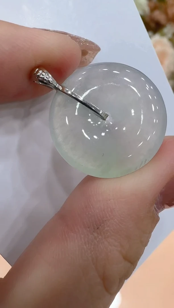 吊坠(不含链)18K金镶嵌翡翠多样性团购发货一件