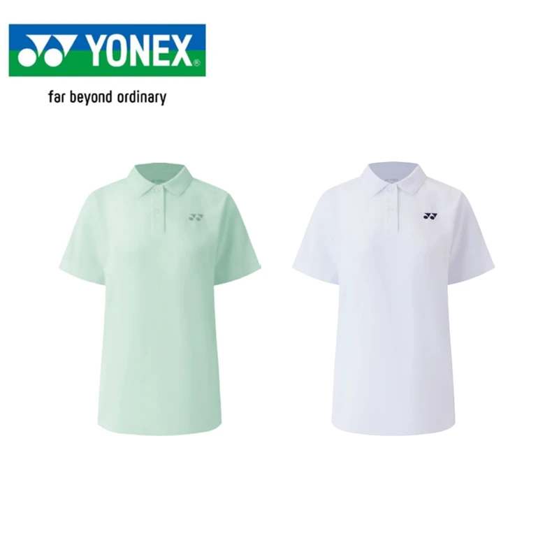 YONEX/尤尼克斯新款运动速干透气羽毛球服男女款短袖T恤印花