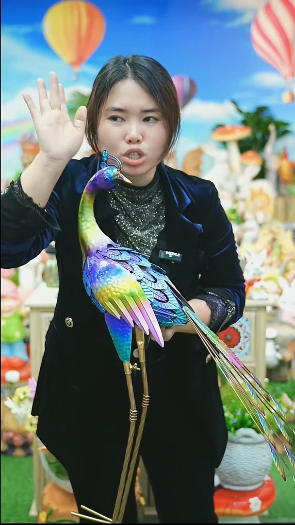 【闪购商品】无铅玻璃花园摆件&000&