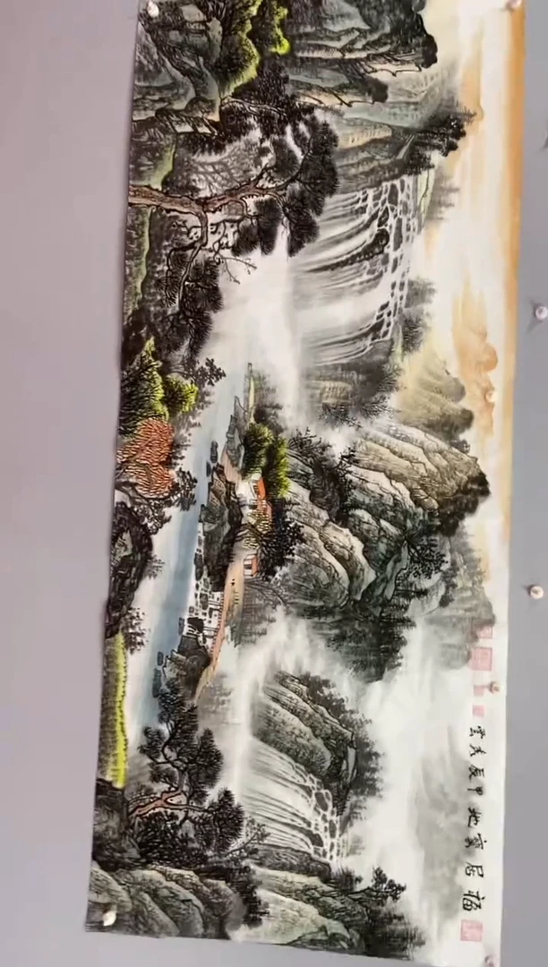 国画郑秀云老师小八福居宝地