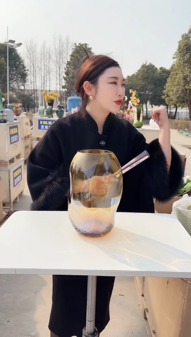 【闪购商品】玻璃祁祁-微瑕花瓶--NGA6P