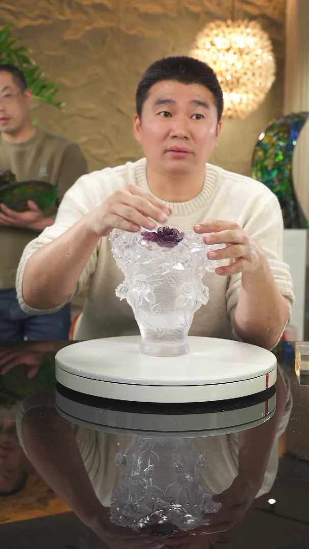 【闪购商品】摆件玫瑰花瓶摆件大号