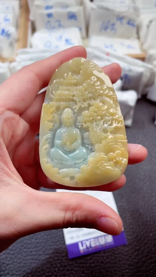 翡翠未镶嵌颈饰000009267